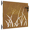 vidaXL aiav&auml;rav 85 x 75 cm corten terasest murukujundusega