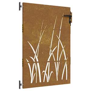 vidaXL aiav&auml;rav 85 x 125 cm corten terasest murukujundusega