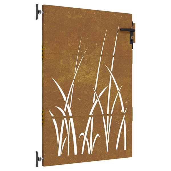 vidaXL aiav&auml;rav 85 x 125 cm corten terasest murukujundusega