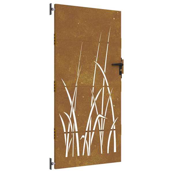 vidaXL aiav&auml;rav 85 x 175 cm corten terasest murukujundusega