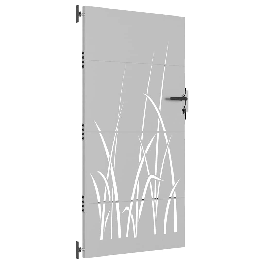 vidaXL Poort 85x175 cm grasontwerp cortenstaal afbeelding