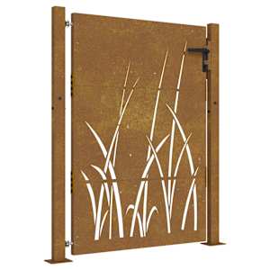 vidaXL aiav&auml;rav 100 x 150 cm corten terasest murukujundusega