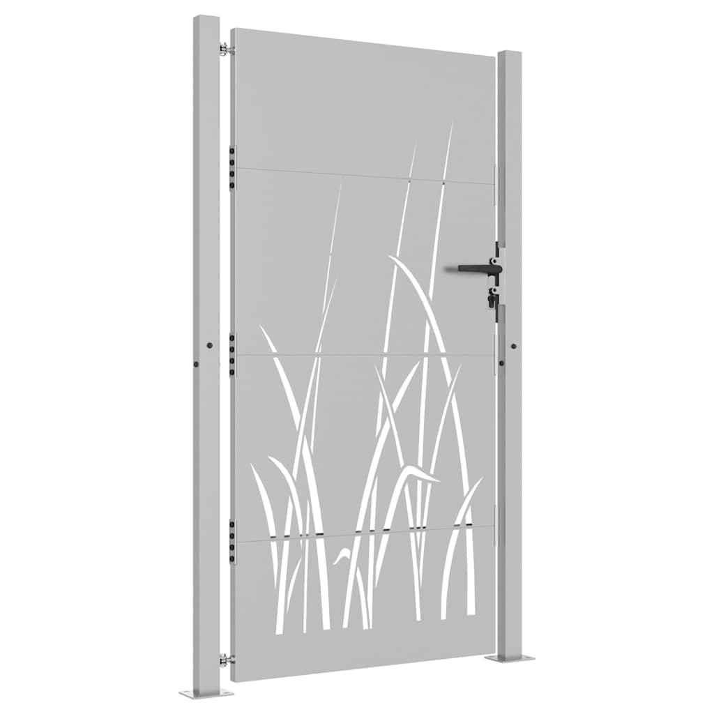 vidaXL Poort 105x180 cm grasontwerp cortenstaal afbeelding