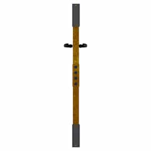 Zahradní branka 85 x 75 cm corten ocel bambusový design - obrázek 6