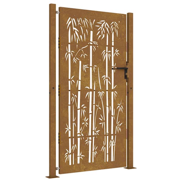 vidaXL aiav&auml;rav 100 x 200 cm corten terasest bambusdisainiga