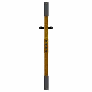 Zahradní branka 85 x 75 cm z corten oceli čtvercový design - obrázek 5
