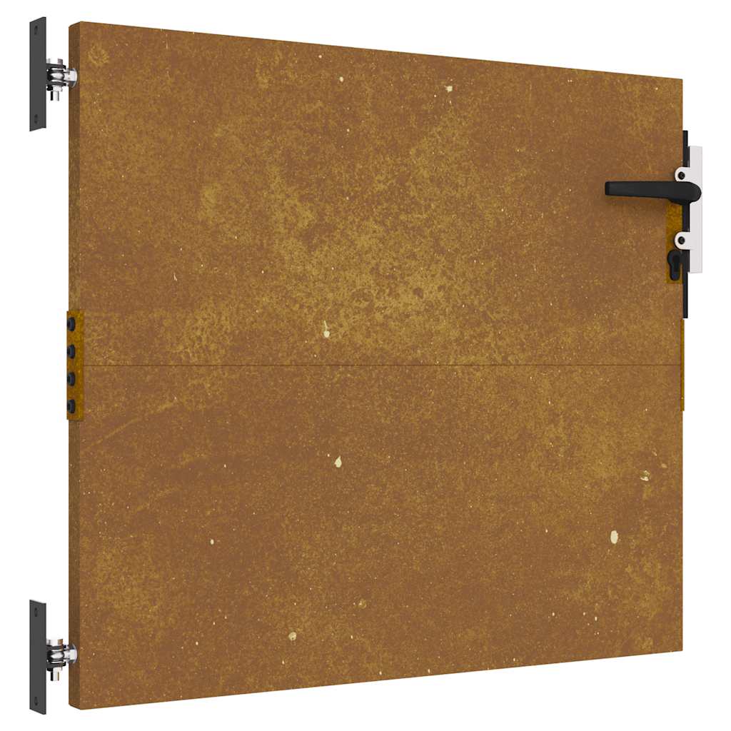 vidaXL Poort 85x75 cm cortenstaal