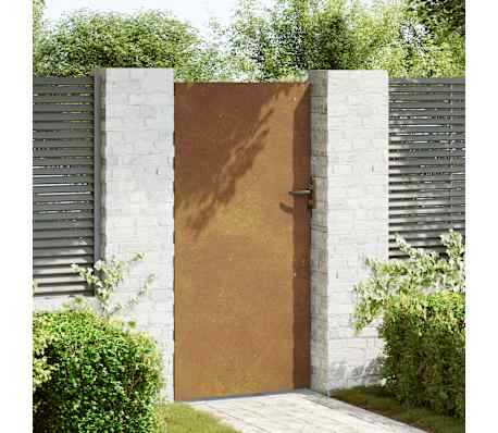 vidaXL Garden Gate 85x200 cm Corten Steel