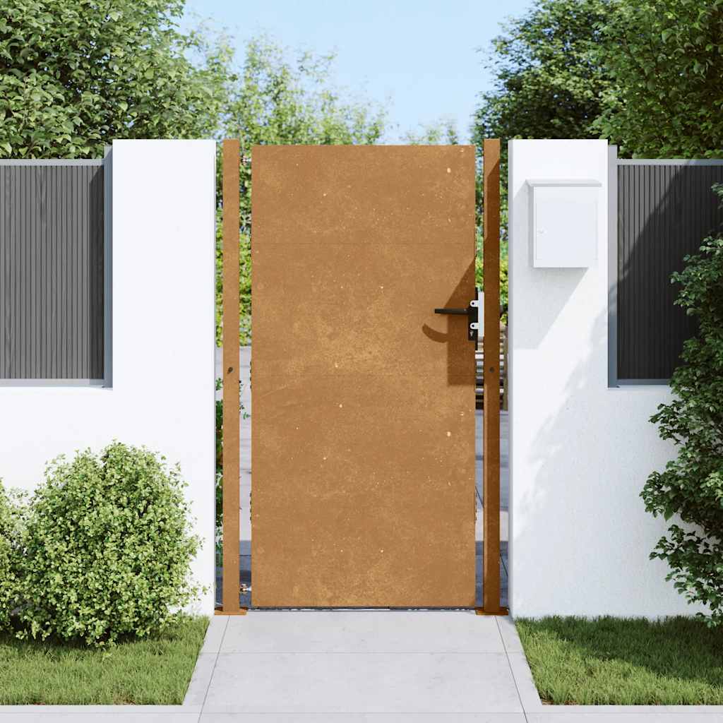 vidaXL Gartentor 105x180 cm Cortenstahl