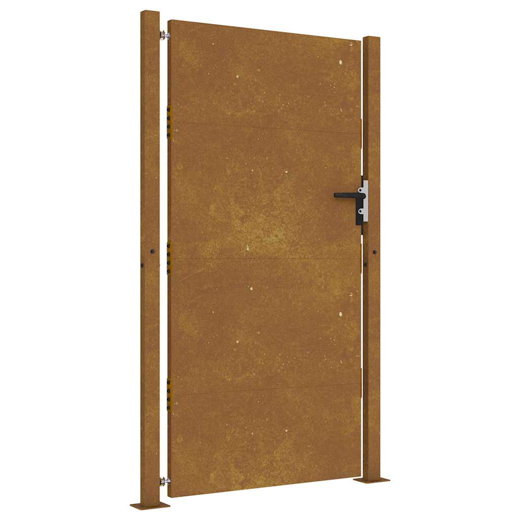 vidaXL Zahradní branka 105 x 205 cm cortenová ocel