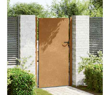 vidaXL Garden Gate 100x200 cm Corten Steel
