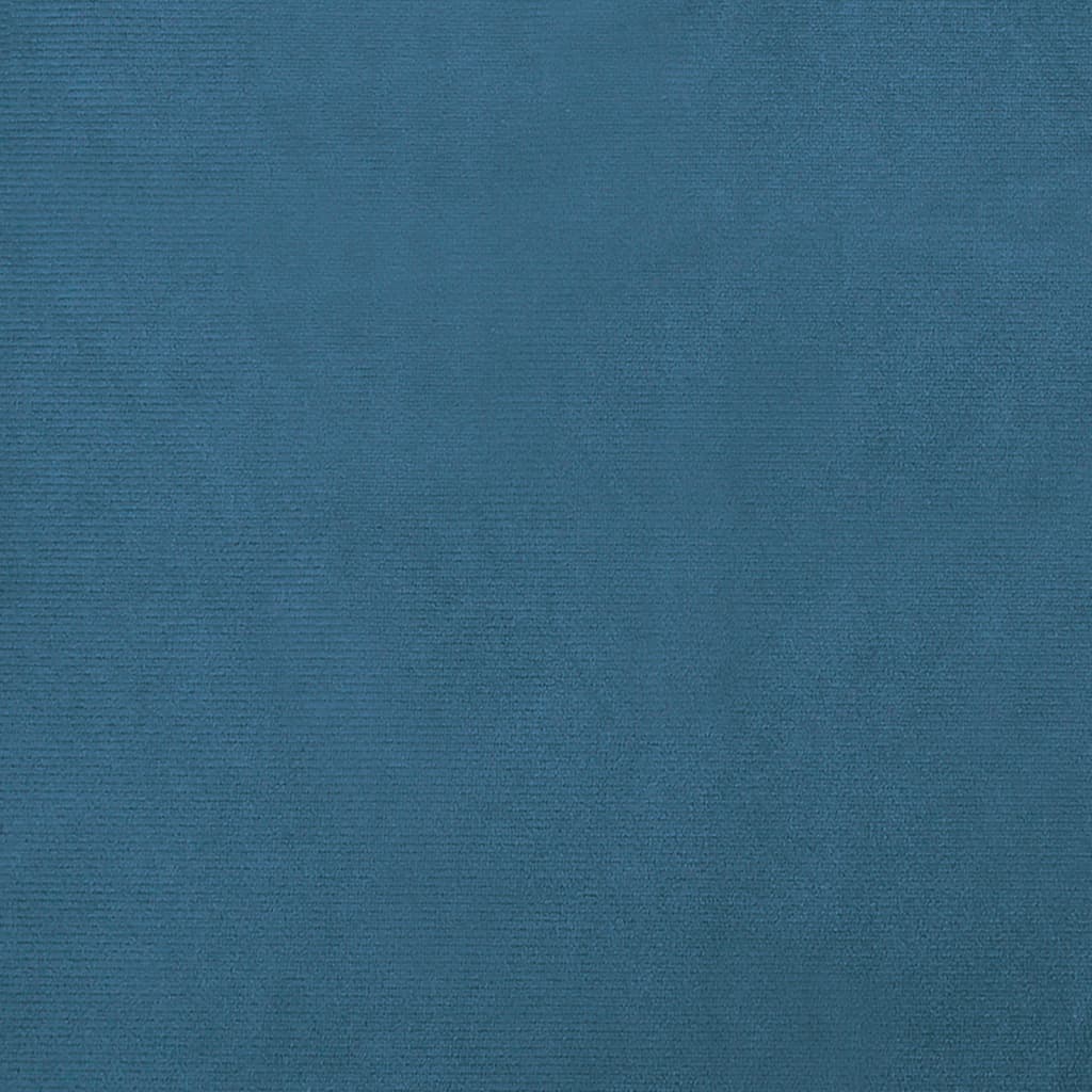 Canapé bleu design en velours pour chien - 70x45x30 cm