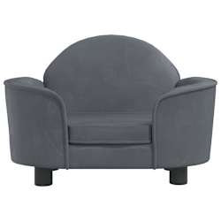 vidaXL Hundebett Dunkelgrau 66x40x45 cm Samt