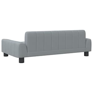 Pelíšek pro psy světle šedý 90 x 53 x 30 cm textil - obrázek 5