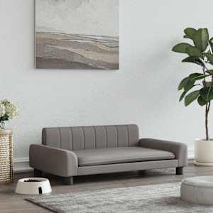 Pelíšek pro psy taupe 90 x 53 x 30 cm textil
