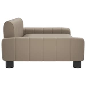 Pelíšek pro psy cappuccino 90 x 53 x 30 cm umělá kůže - obrázek 4