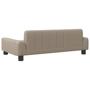 Pelíšek pro psy cappuccino 90 x 53 x 30 cm umělá kůže - obrázek 5