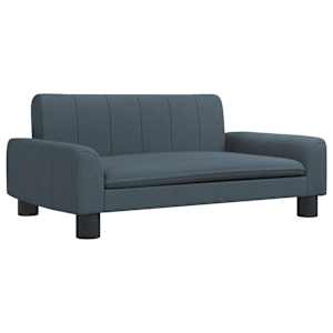 Pelíšek pro psy tmavě šedý 70 x 45 x 30 cm textil - obrázek 2
