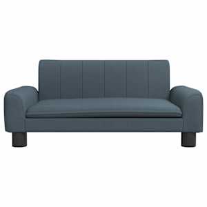 Pelíšek pro psy tmavě šedý 70 x 45 x 30 cm textil - obrázek 3