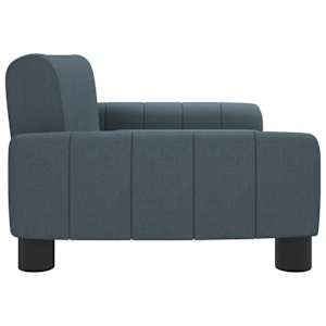 Pelíšek pro psy tmavě šedý 70 x 45 x 30 cm textil - obrázek 4