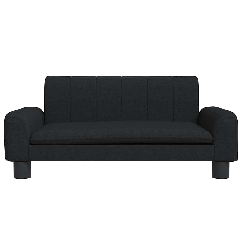 vidaXL Hondenmand 70x45x30 cm stof zwart afbeelding