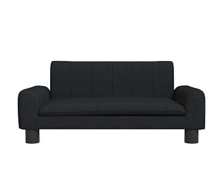 vidaXL hundeseng 70x45x30 cm stof sort