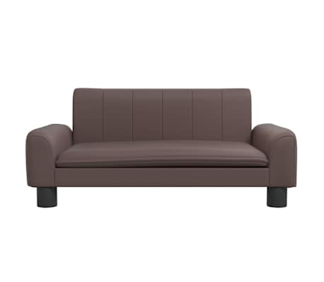 vidaXL Lit pour chien marron 70x45x30 cm similicuir