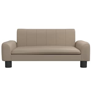 Pelíšek pro psy cappuccino 70 x 45 x 30 cm umělá kůže - obrázek 3