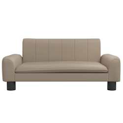vidaXL Lit pour chien cappuccino 70x45x30 cm similicuir