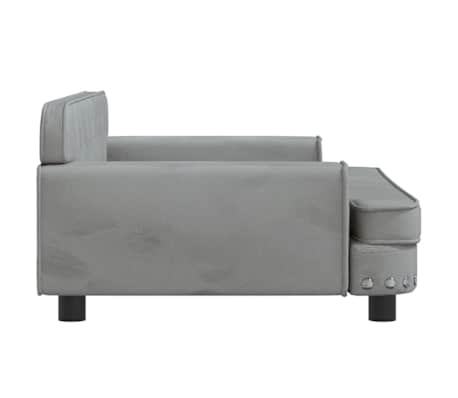 vidaXL - Hondenmand - 100x54x33 - cm - fluweel - crèmekleurig