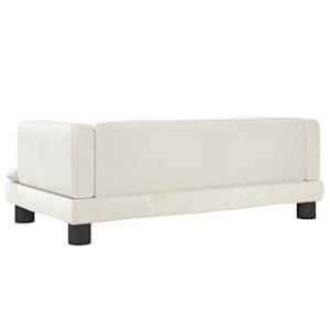 Pelíšek pro psy krémový 80 x 45 x 30 cm samet - obrázek 5