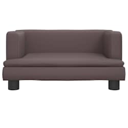 vidaXL Lit pour chien marron 60x40x30 cm similicuir