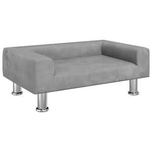 vidaXL koeravoodi, hall, 70x45x26,5 cm, samet