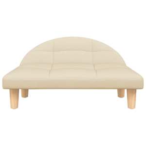 Pelíšek pro psy krémový 70 x 52 x 30 cm textil - obrázek 3