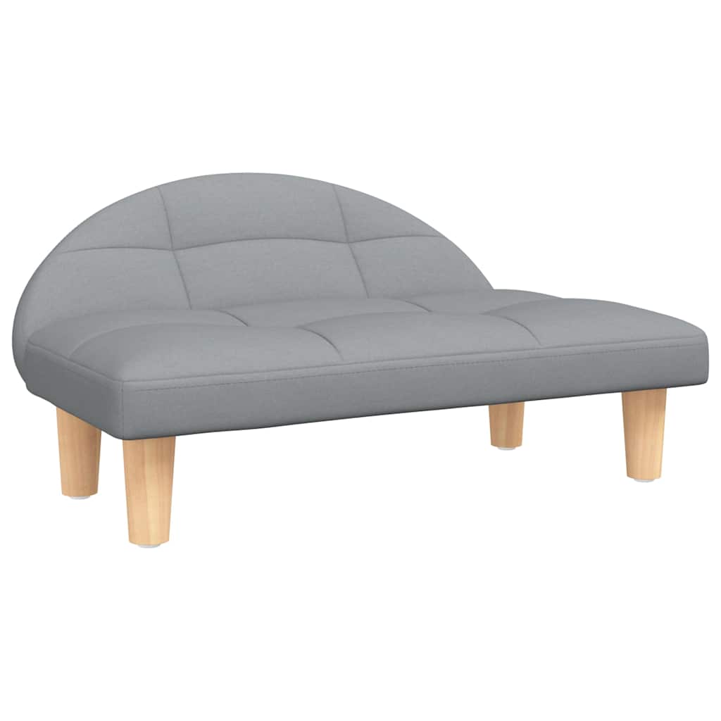 vidaXL PelĂ­Ĺˇek pro psy svÄ›tle ĹˇedĂ˝ 70 x 52 x 30 cm textil