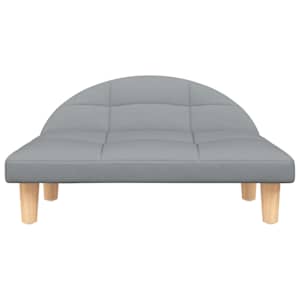 Pelíšek pro psy světle šedý 70 x 52 x 30 cm textil - obrázek 3