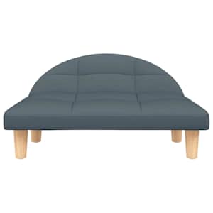 Pelíšek pro psy tmavě šedý 70 x 52 x 30 cm textil - obrázek 3