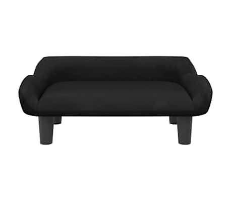 vidaXL Pel&iacute;&scaron;ek pro psy čern&yacute; 70 x 40 x 24 cm samet