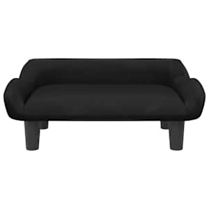 vidaXL Pel&iacute;&scaron;ek pro psy čern&yacute; 70 x 40 x 24 cm samet