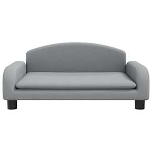Pelíšek pro psy světle šedý 70 x 45 x 30 cm textil - obrázek 3