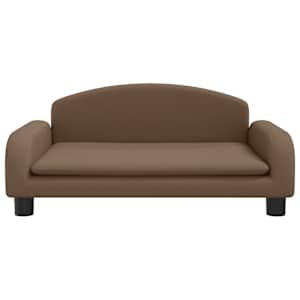 Pelíšek pro psy hnědý 70 x 45 x 30 cm textil - obrázek 3