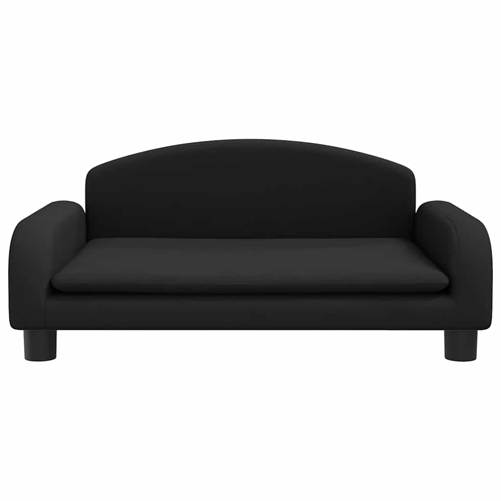 vidaXL Hondenmand 70x45x30 cm stof zwart afbeelding