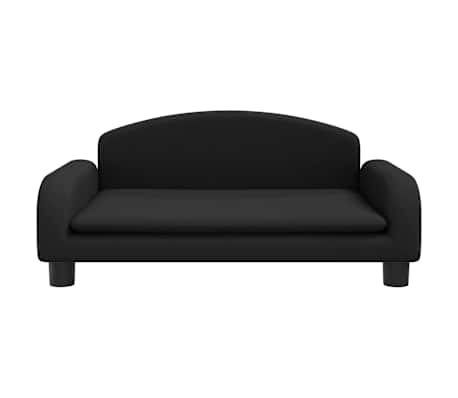 vidaXL Lit pour chien noir 70x45x30 cm tissu