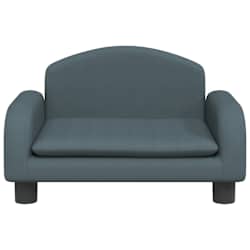 vidaXL Lit pour chien gris fonc&eacute; 50x40x30 cm tissu
