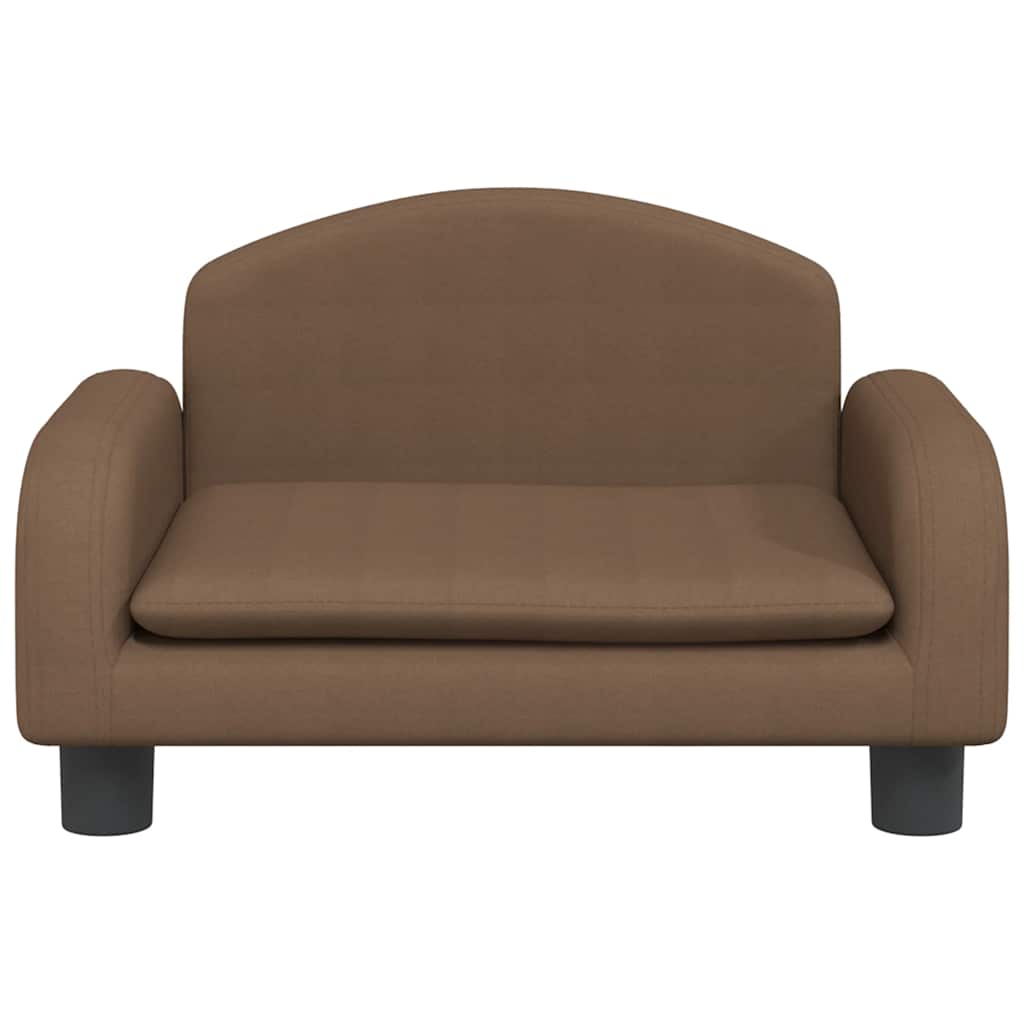 vidaXL Hondenmand 50x40x30 cm stof bruin afbeelding