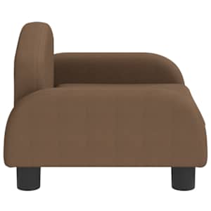 Pelíšek pro psy hnědý 50 x 40 x 30 cm textil - obrázek 4