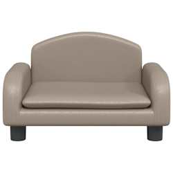 vidaXL Lit pour chien cappuccino 50x40x30 cm similicuir