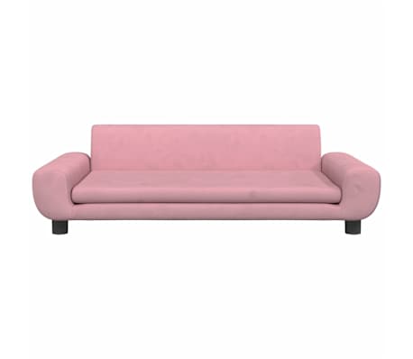 vidaXL Cama para cães 100x54x33 cm veludo rosa