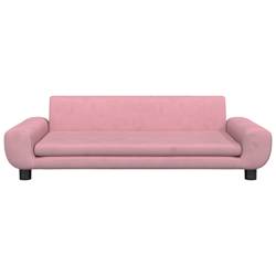 vidaXL Lit pour chien rose 100x54x33 cm velours