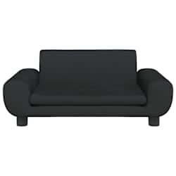 vidaXL Lit pour chien noir 70x45x33 cm velours